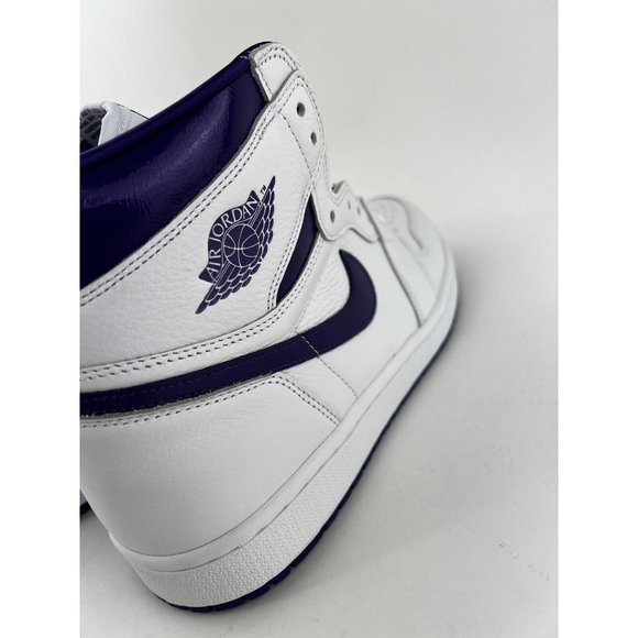 Nike Air Jordan 1 High OG Court Purple Women's Size 11.5 Men's Size 10 Sneakers - Picture 6 of 12